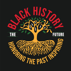 black history month t-shirt design This design is perfect for t-shirts, posters, cards, mugs and more. vector in the form of eps and editable layers