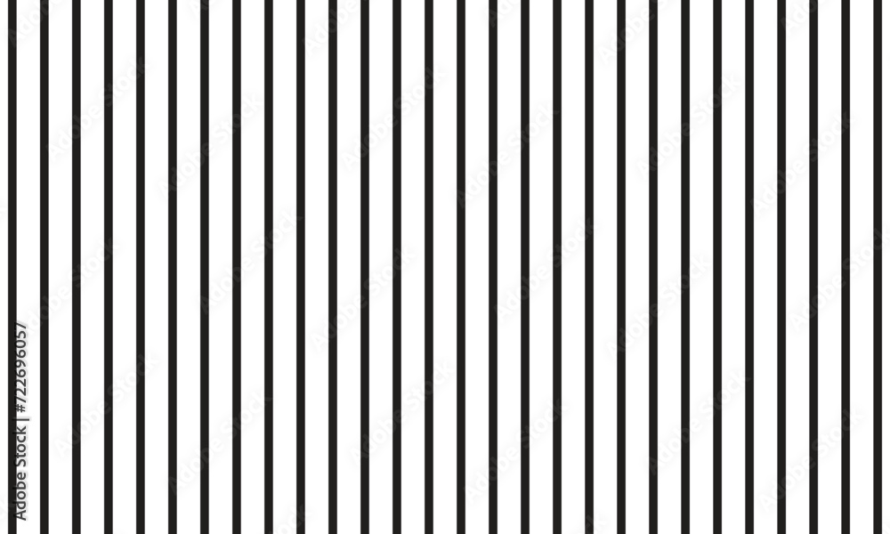 Poster abstract seamless vertical black line pattern vector.