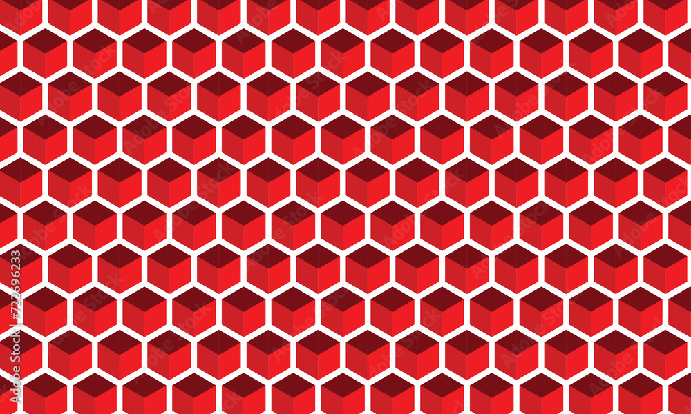 Poster abstract seamless dark and light red rhombus pattern.