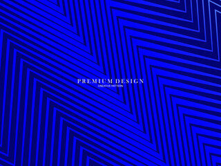 Dark blue background. Modern line curve abstract presentation background. Luxury paper cut background. Abstract decoration, gold pattern, halftone gradient.