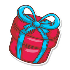 Gift boxes  presents isolated on white. Colorful wrapped. Sale  shopping concept.