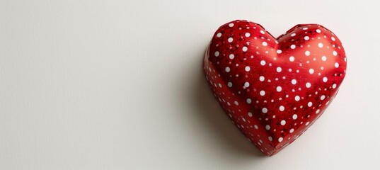 Valentine heart gift box. Generative AI technology.