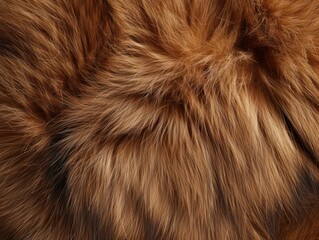 Fototapeta premium Texture, background. Fur of a red fox. Close-up