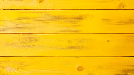 黄色にペイントされた木の板の背景