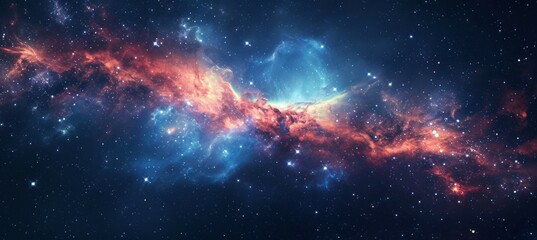 Fototapeta premium Galaxy. Generative AI technology.