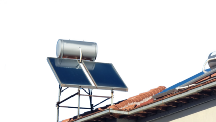 solar water heater isolated energy economy