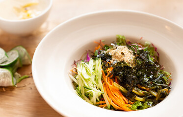 Young Summer Radish Kimchi Noodles