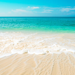 beautiful sand beach