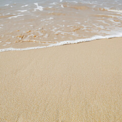 Summer beach. Summer background. Tropical sand beach