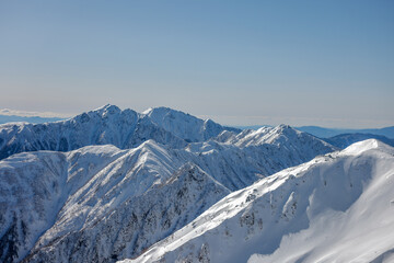 冬の木曽駒ヶ岳