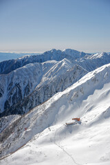 冬の木曽駒ヶ岳