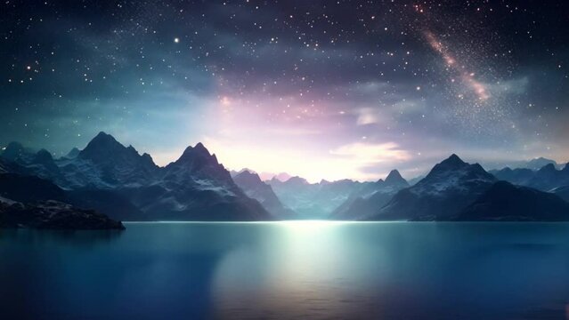 galaxy video footage 2k