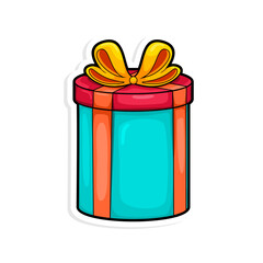 Gift boxes  presents isolated on white. Colorful wrapped. Sale  shopping concept.