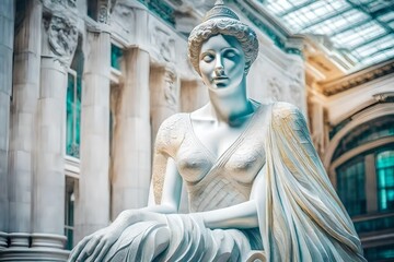 sculpture of the lady, luxury sculpture of the woman,