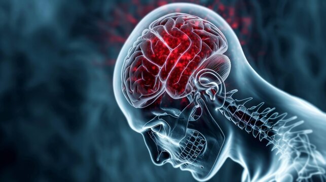A stroke or a brain attack. occurs when something blocks blood supply to part of the brain or when a blood vessel in the brain bursts. In either case, parts of the brain become damaged or die