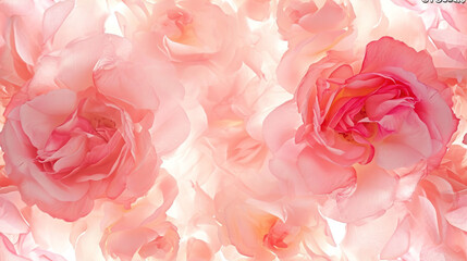  a close up of a bunch of pink flowers on a white background with a pink rose in the middle of the picture.