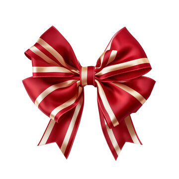 Festive Bow and Ribbon with transparent background. PNG image transparent background