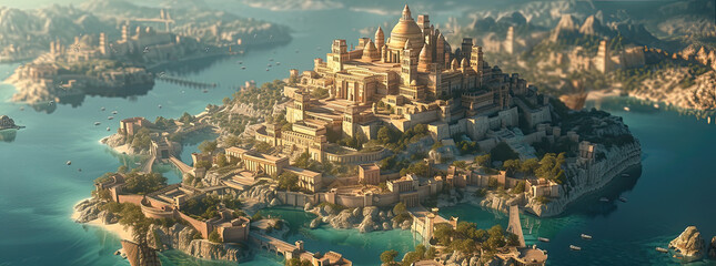 The lost city of Atlantis