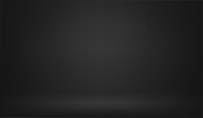 Black gradient abstract background. Smooth Dark with Black vignette Studio well use as background.