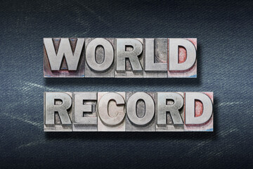 world record den - obrazy, fototapety, plakaty