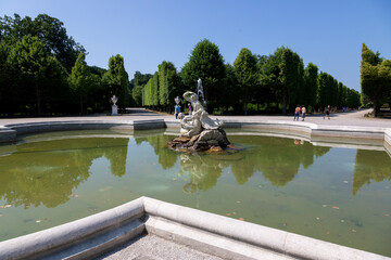 Fountain in the Schoenbrunn Palace Park
