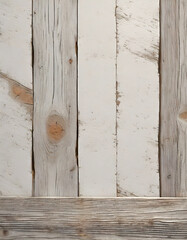 白いペンキの禿げた古い木材の背景素材テクスチャー