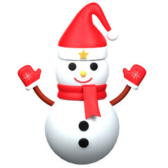 Snowman 3D Icon