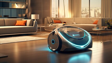 wireless futuristic vacuum hoover cleaning machine