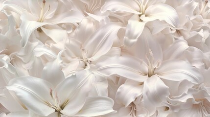  a close up of a bunch of flowers with white flowers in the middle of the picture and one flower in the middle of the picture.