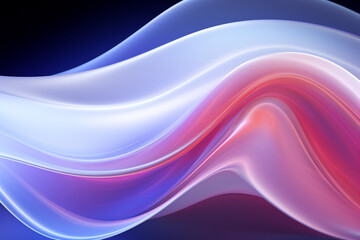 Fototapeta premium Colorful Abstract Neon Wave Background created with Generative AI