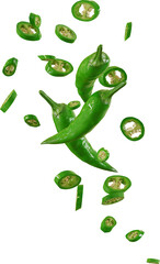 green chilli slices