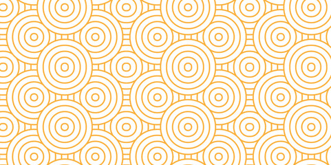 Modern diamond geometric waves spiral pattern abstract circle wave lines. Brown seamless tile stripe geomatics overlapping create retro square line backdrop pattern background. Overlapping Pattern.