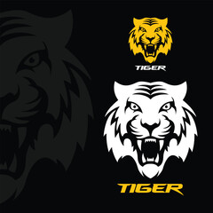 Tiger Logo Design. Tiger Logo. Vector Tiger logo