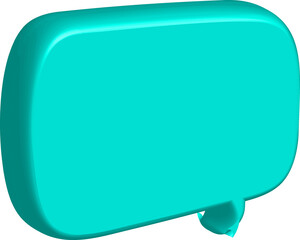 3d speech bubble, chat  message