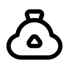 Recycle Bag Line Icon