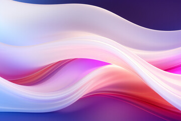 Colorful Abstract Neon Wave Background created with Generative AI