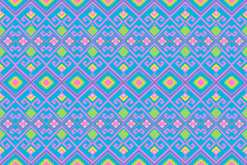seamless geometric pattern with shapes
