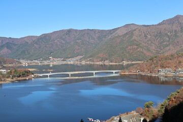 December 1, 2023: Viewing Mount Fuji at Tenjozan Park, Japan