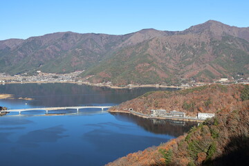 December 1, 2023: Viewing Mount Fuji at Tenjozan Park, Japan