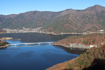 December 1, 2023: Viewing Mount Fuji at Tenjozan Park, Japan