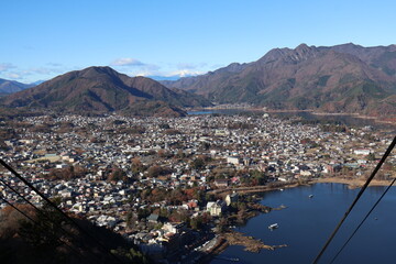 December 1, 2023: Viewing Mount Fuji at Tenjozan Park, Japan