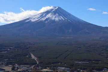 December 1, 2023: Viewing Mount Fuji at Tenjozan Park, Japan