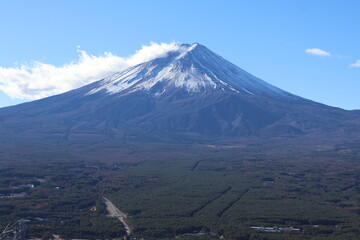 December 1, 2023: Viewing Mount Fuji at Tenjozan Park, Japan