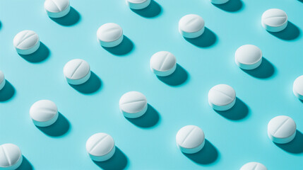 pharmaceutical drug, medicine concept, health business, Medicine on blue background. 