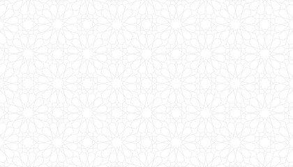 islamic background with arabic hexagonal ornament and arabian seamless geometric pattern texture use for ramadan wallpaper and eid banner