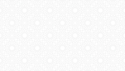 islamic background with arabic hexagonal ornament and arabian seamless geometric pattern texture use for ramadan wallpaper and eid banner