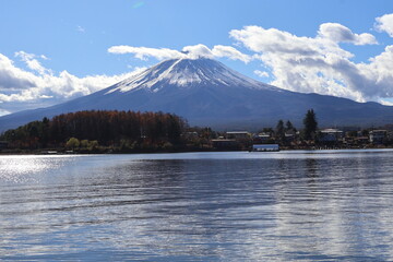 December 1, 2023: Viewing Mount Fuji at Lake Kawaguchi, Japan