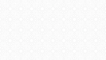 islamic background with arabic hexagonal ornament and arabian seamless geometric pattern texture use for ramadan wallpaper and eid banner