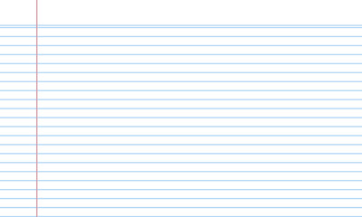 Blank white worksheet exercise book and back to school vector design.