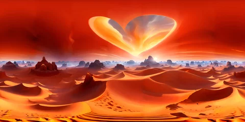 Foto op Plexiglas desert panorama Dust Storm 003 © Moris